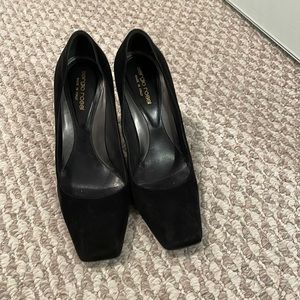 Sergio Rossi suede high heel stiletto